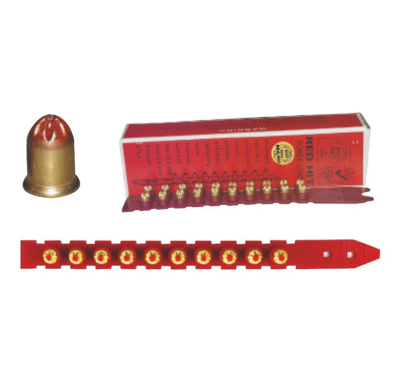 RED HIT 6,8 / 11 mm. 27 KALİBRE KIRMIZI BARUT KARTUŞU - PAKET 100 ADET -